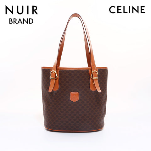 CELINE Macadam Shoulder Bag Brown WS6997