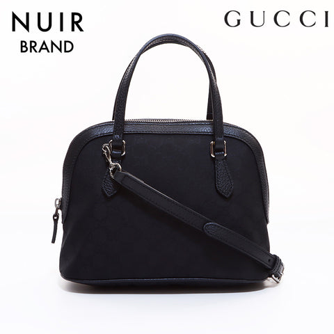 Gucci GG Canvas 2WAY Shoulder Bag Black WS7002