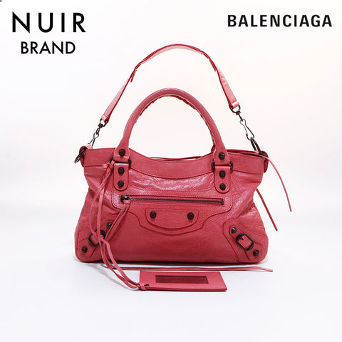 Balenciaga Mini City Handbag Pink WS7011