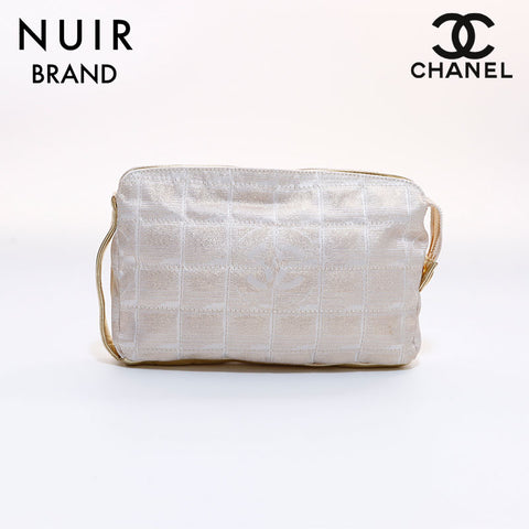 Chanel New Travel Line Handbag Beige WS7018