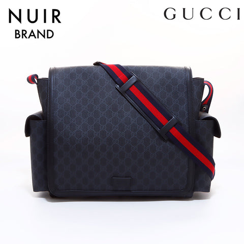 グッチ GUCCI GGスプリーム シェリーライン ショルダーバッグ ブラック WS7027