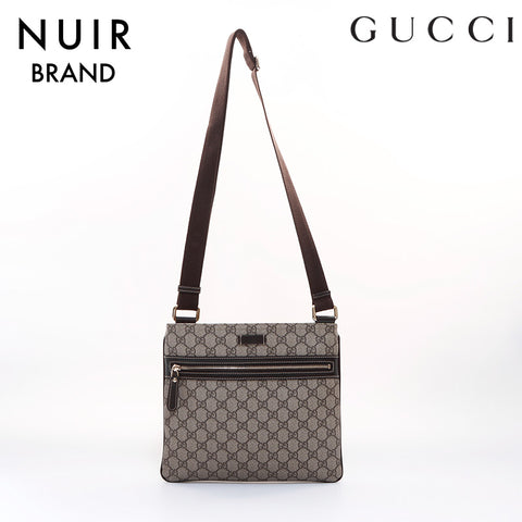 Gucci GG Supreme Shoulder Bag Beige WS7032