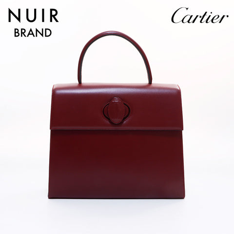 Cartier Kelly-shaped handbag Wine red WS7041