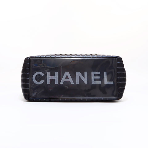 シャネル CHANEL 2005年 マドモワゼル トートバッグ ブラック WS7043