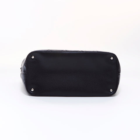 シャネル CHANEL 2013年 ココマーク キャビアスキン トートバッグ ブラック WS7054