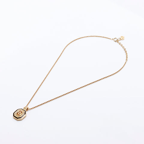 Christian Dior Logo strass Collier or WS7075