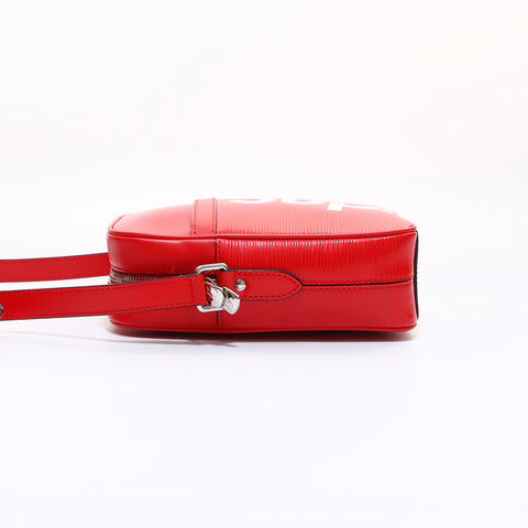 Louis Vuitton LOUIS VUITTON ✕Supreme Danuve Shoulder Bag Red WS7082