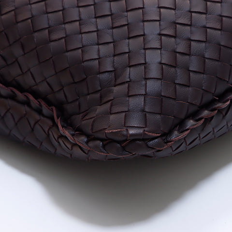 ボッテガヴェネタ BOTTEGAVENETA イントレチャート ハンドバッグ ブラウン WS7089