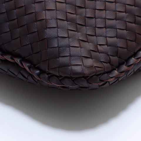 ボッテガヴェネタ BOTTEGAVENETA イントレチャート ハンドバッグ ブラウン WS7089