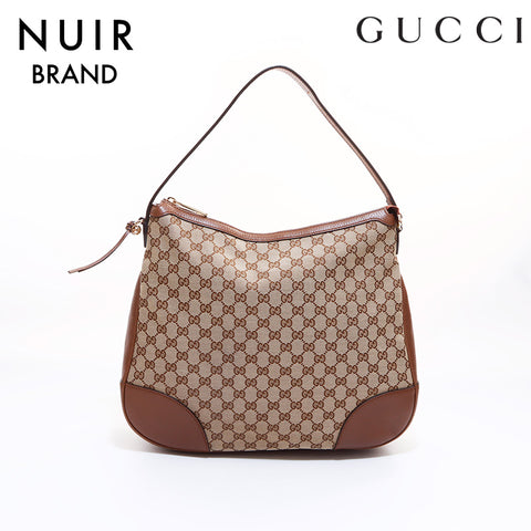 Gucci GG Canvas Handbag Brown WS7092