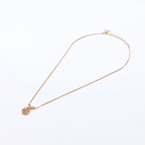 Christian Dior Logo Collier Gold WS7109