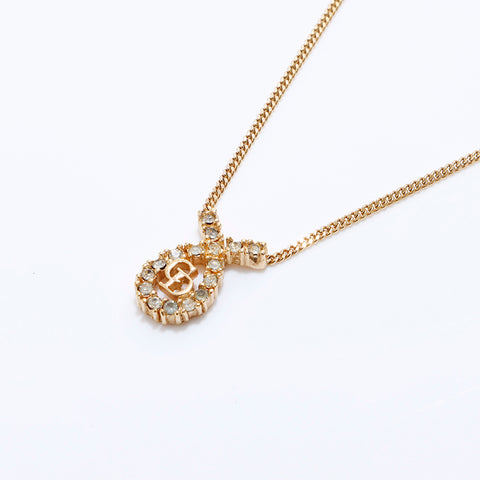 Christian Dior Logo Collier Gold WS7109