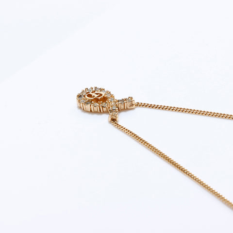 Christian Dior Logo Collier Gold WS7109