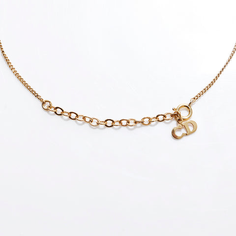 Christian Dior Logo Collier Gold WS7109