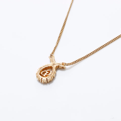 Christian Dior Logo Collier Gold WS7109