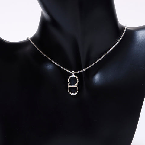 Christian Dior Logo Collier Silver WS7111