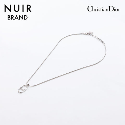 Christian Dior Logo Collier Silver WS7111