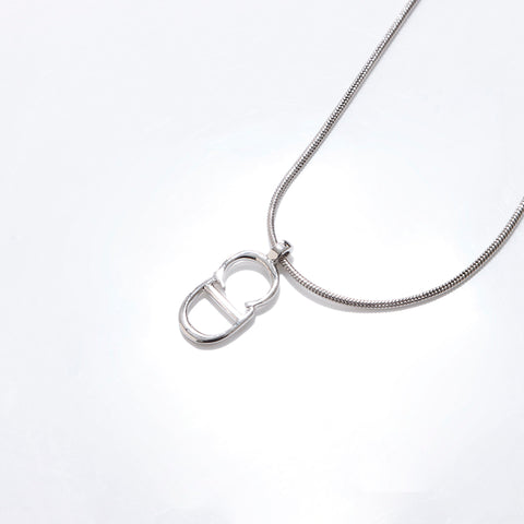 Christian Dior Logo Collier Silver WS7111