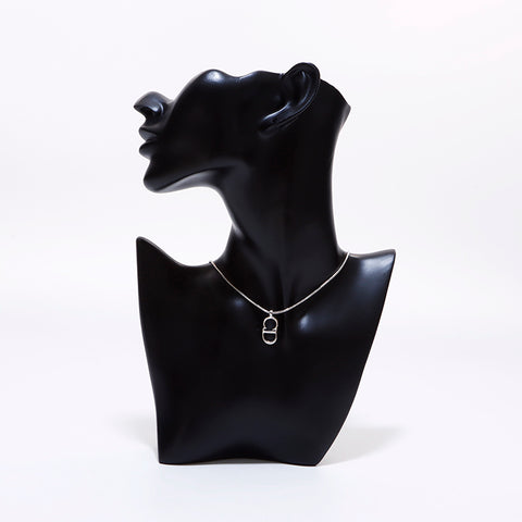 Christian Dior Logo Collier Silver WS7111