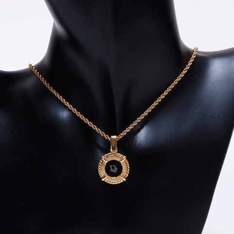 Christian Dior Logo Collier Gold WS7112
