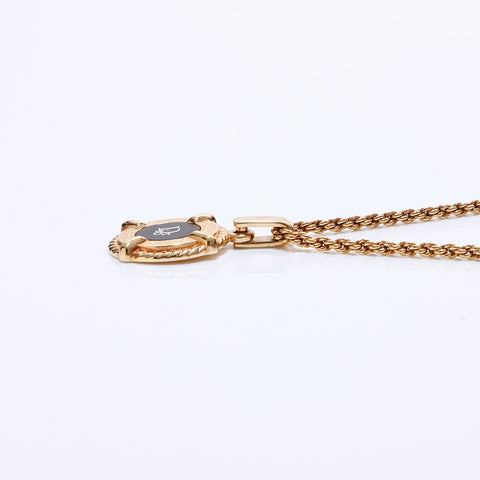 Christian Dior Logo Collier Gold WS7112