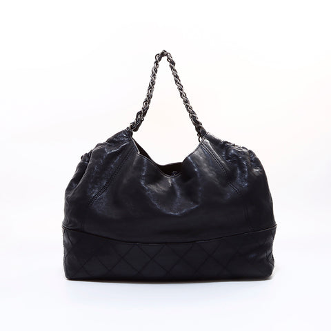 シャネル CHANEL シルバー 11番台 ショルダーバッグ ブラック WS7123