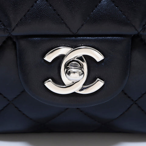 シャネル CHANEL シルバー金具 マトラッセ 11番台 ショルダーバッグ ブラック WS7124