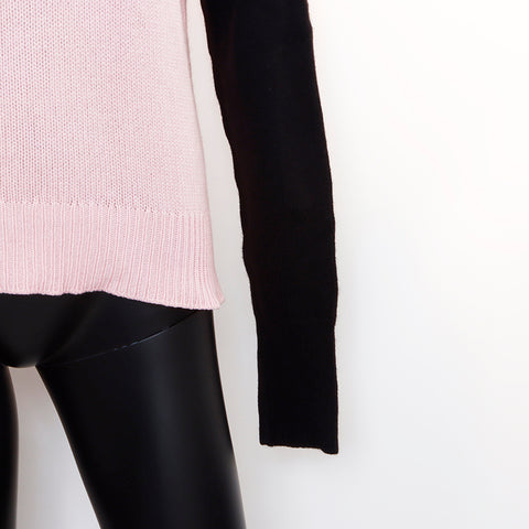 Chanel CHANEL ribbon Coco mark knit pink WS7136