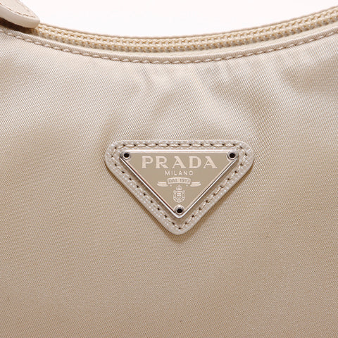 プラダ PRADA Re-Edition 2000 Re-Nylon ミニバッグ ハンドバッグ ベージュ WS7147