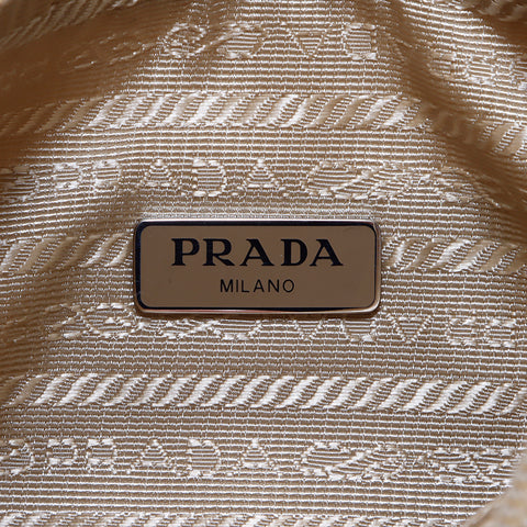 プラダ PRADA Re-Edition 2000 Re-Nylon ミニバッグ ハンドバッグ ベージュ WS7150