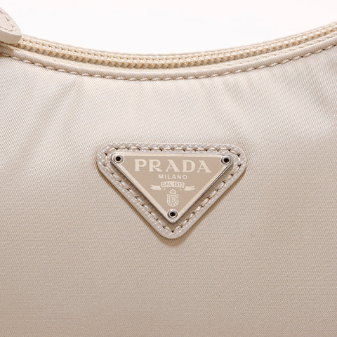 プラダ PRADA Re-Edition 2000 Re-Nylon ミニバッグ ハンドバッグ ベージュ WS7150