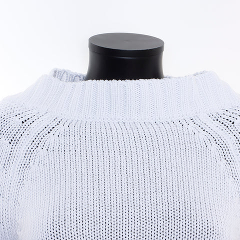 席琳棉毛衣白色WS7170