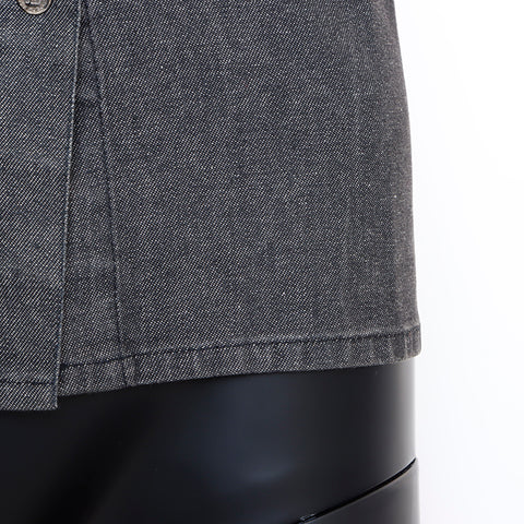 Fendi棉花裙子/设置灰色WS7174