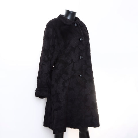 Yves Saint Laurent YVES SAINT LAURENT Fur/Size:M Jacket Black WS7177