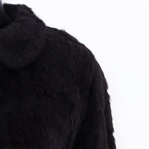 Yves Saint Laurent YVES SAINT LAURENT Fur/Size:M Jacket Black WS7177
