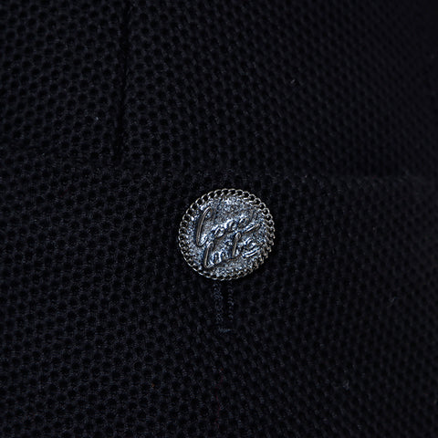 Chanel Mesh Zip Blouson/Size:36 Jacket Black WS7182