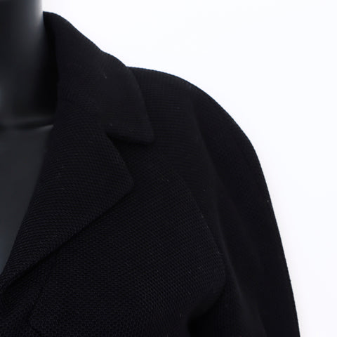 Chanel Mesh Zip Blouson/Size:36 Jacket Black WS7182