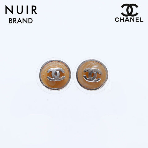 Chanel Coco Mark Ohrringe Silber WS7187