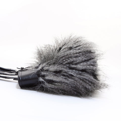 Chanel Balibiaritz Fur Handbag Black WS7198