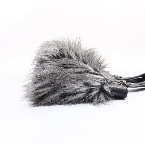 Chanel Balibiaritz Fur Handbag Black WS7198