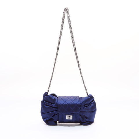 Chanel CHANEL 2.55 Matelasse Shoulder Bag Blue WS7199