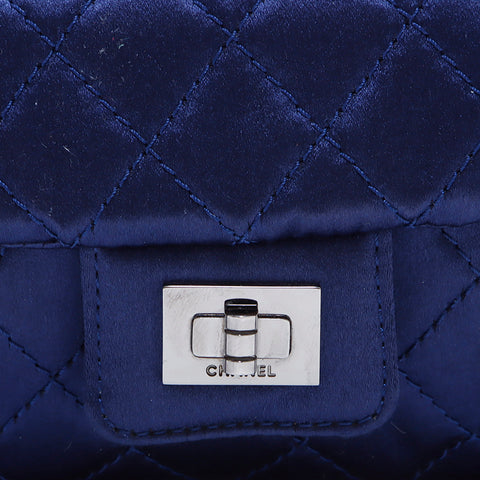Chanel CHANEL 2.55 Matelasse Shoulder Bag Blue WS7199