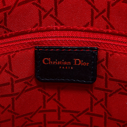 クリスチャンディオール Christian Dior レディディオール ラージ 2way ハンドバッグ ブラック WS7203