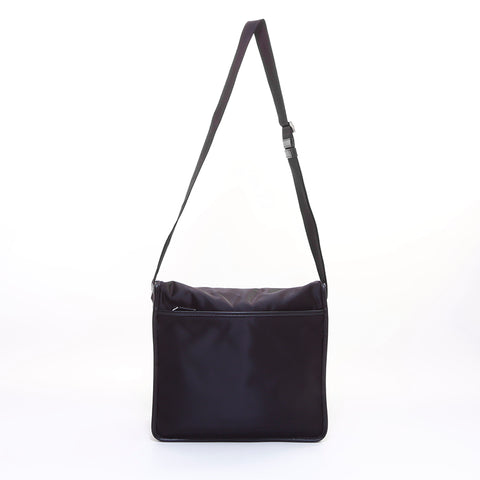 PRADA Logo Shoulder Bag Black WS7215