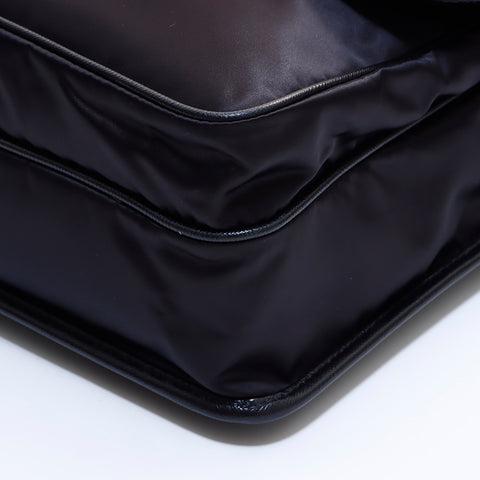PRADA Logo Shoulder Bag Black WS7215