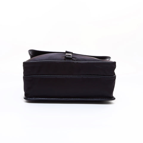 PRADA Logo Shoulder Bag Black WS7215