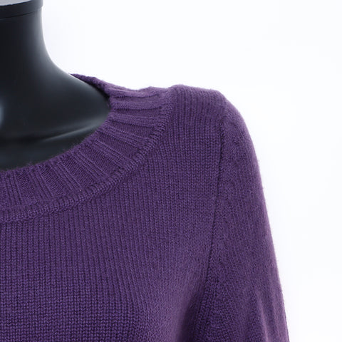 Chanel Coco Mark Size 40 Knit Purple WS7231