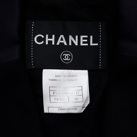 シャネル CHANEL 08A サイズ36 ジャケット ブラック WS7234