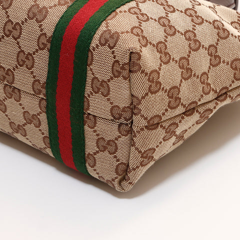 グッチ GUCCI GGキャンバス ハンドバッグ ベージュ WS7245