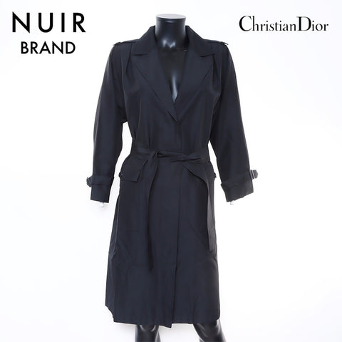 クリスチャンディオール Christian Dior シルク ロング サイズ8 コート 
